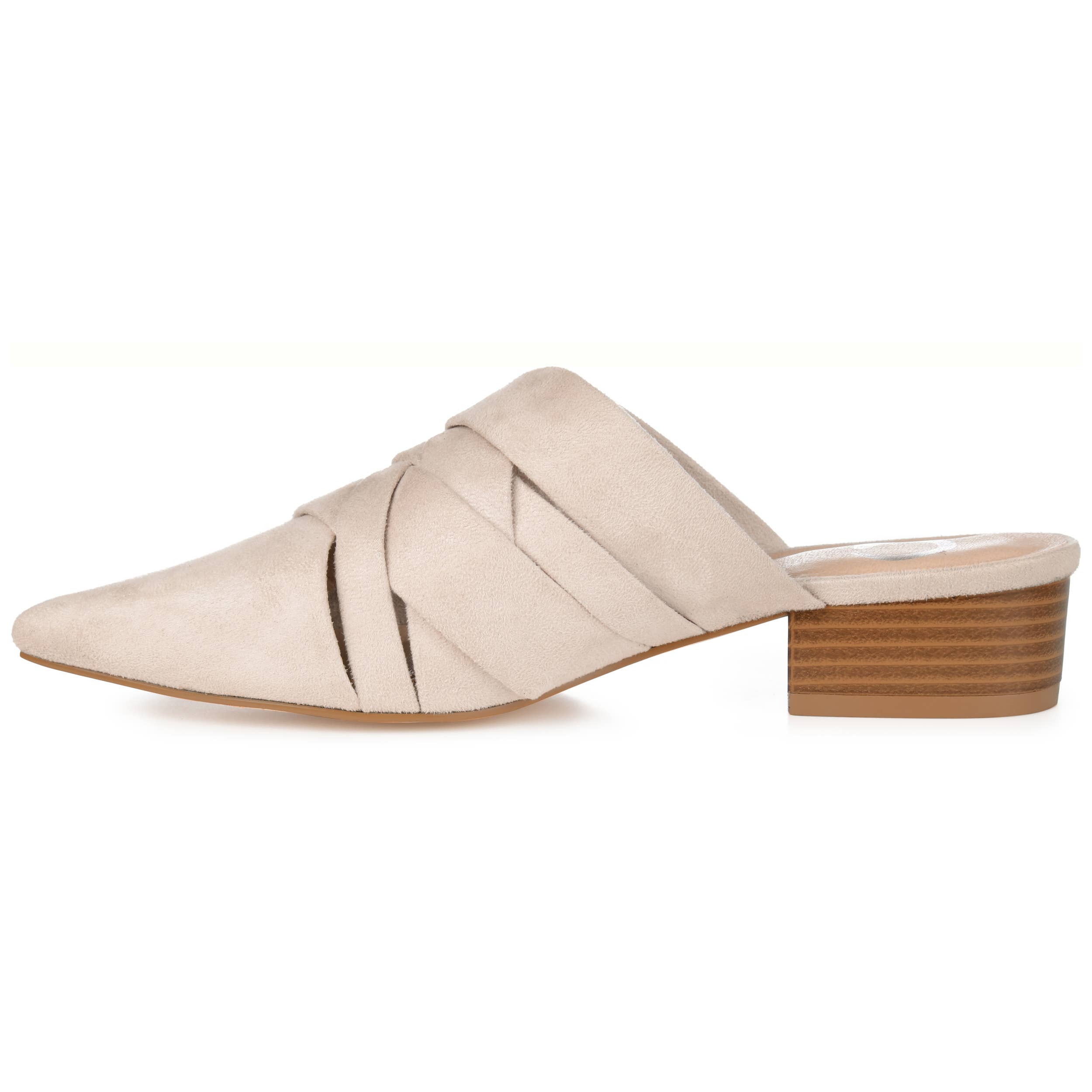 Journee - Wholesale Mules - Women's - Kalida Kitten Mule Flats In Faux Suede5