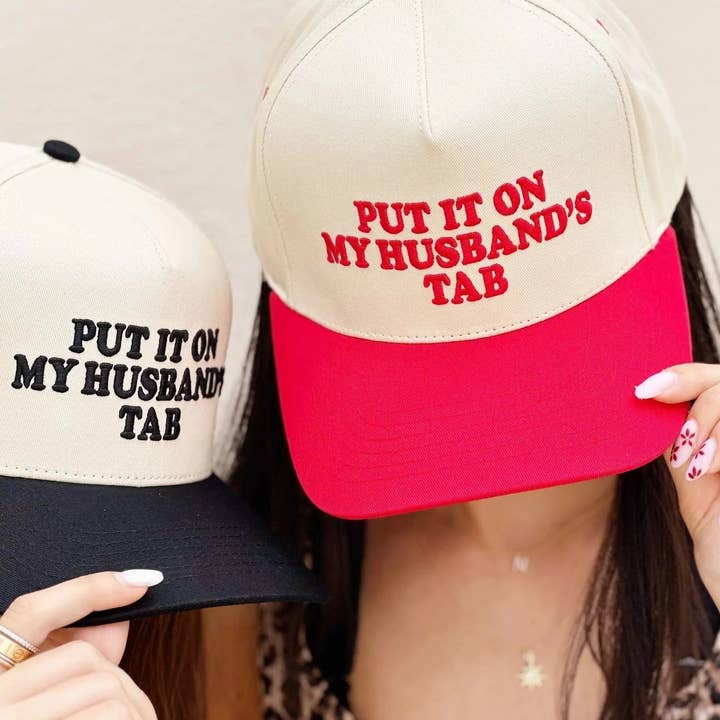 MiMi Wholesale - Wholesale Trucker Hat - Women's - TCM0050 Puff Embroidered Put It On My Husband's Tab Trucker Hat4