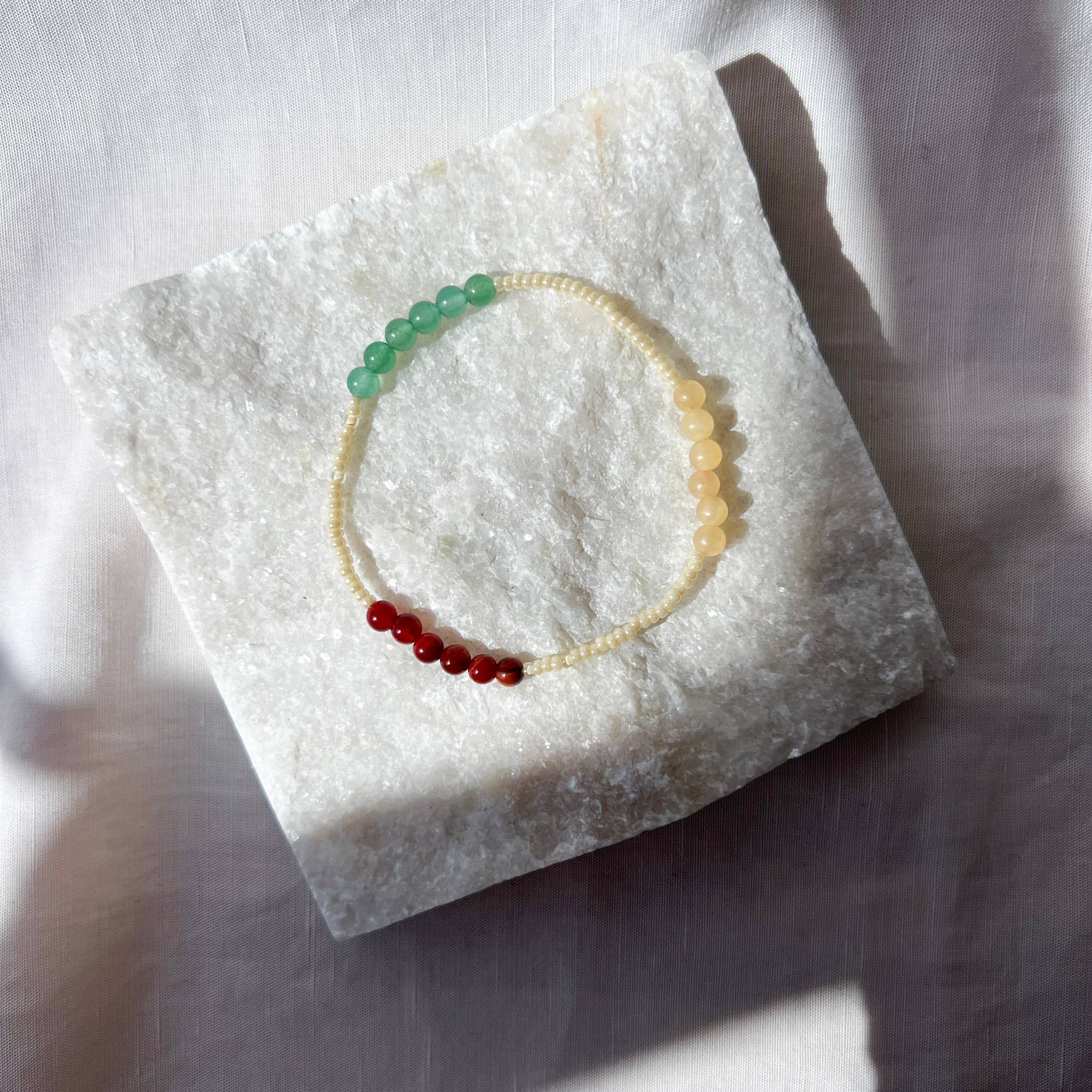 Not I But We - Wholesale Beaded Bracelet - Gratitude Mindfulness Bracelet | Gemstone Intention Bracelet1