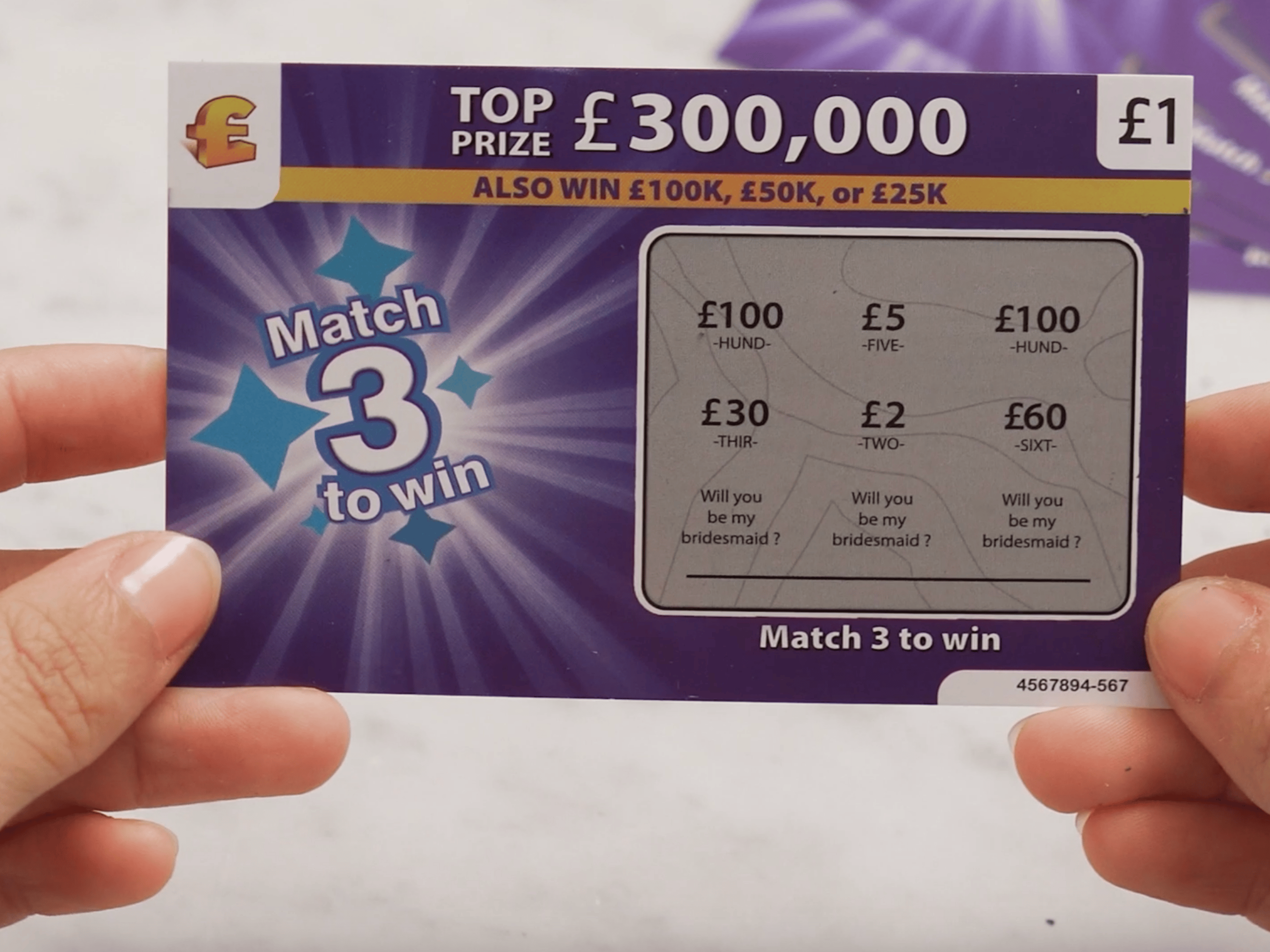 Surprise Scratch Cards – wholesale Wedding card – Set of 6 - Will You Be My Bridesmaid Proposal Scratch Cards2