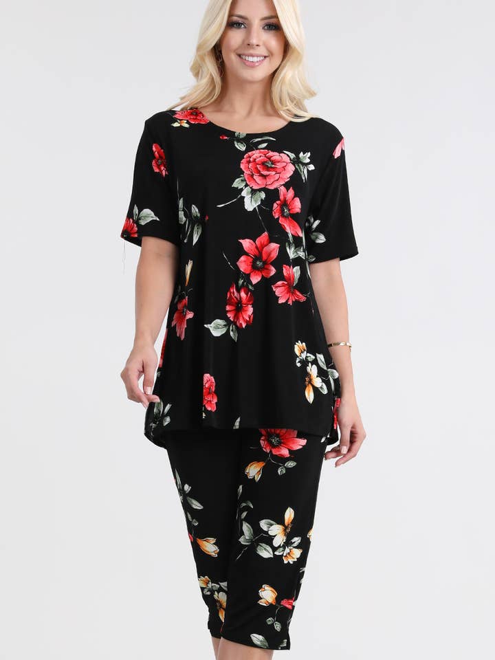 BNS Capri Pant Set - 9003BN-SRP1-W215 for wholesale by Jostar