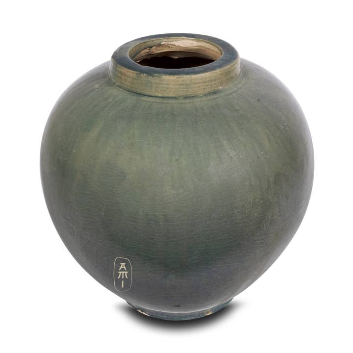 Vaso di zenzero blu chiaro medio per la vendita all'ingrosso da parte di Asian Mix Interior