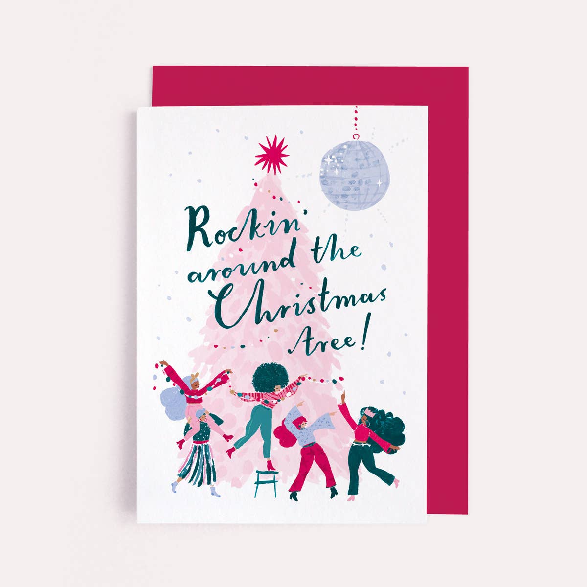 Sister Paper Co. - Wholesale Christmas Card - Rockin' Christmas Tree Card | Christmas Cards | Holiday Card1