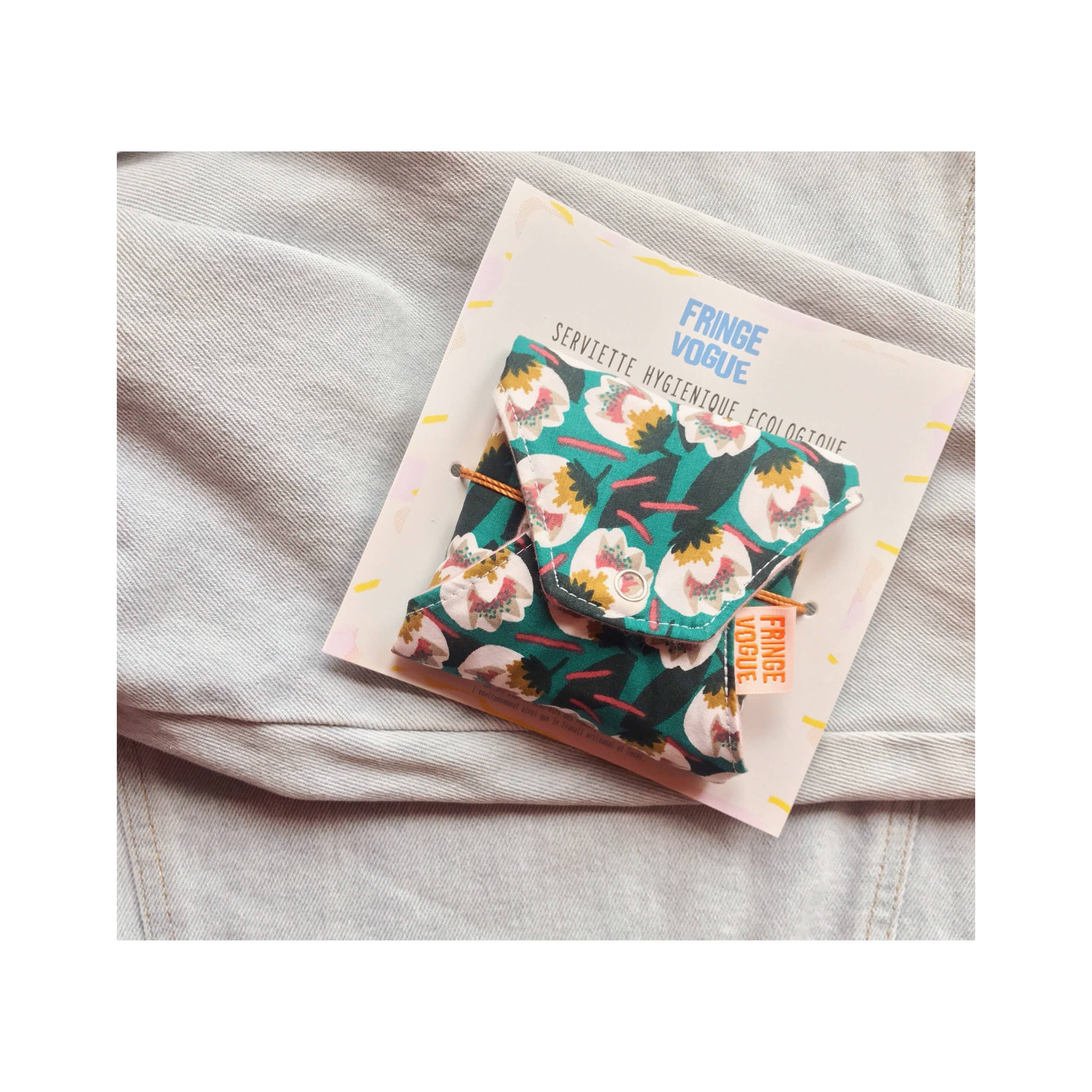 Fringe Vogue - Wholesale Tampon - Washable sanitary napkin - nymph pattern green8