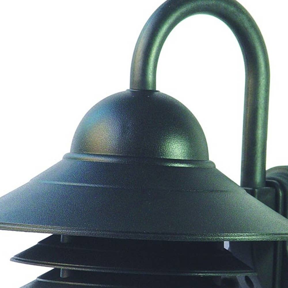 HomeRoots - Wholesale Outdoor/Lawn Light - Matte Black Motion Sensor Outdoor Wall Light3