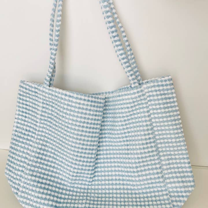 The Wildflower Company - Wholesale Tote Bag - Women's - Coastal Terry Cloth Tote