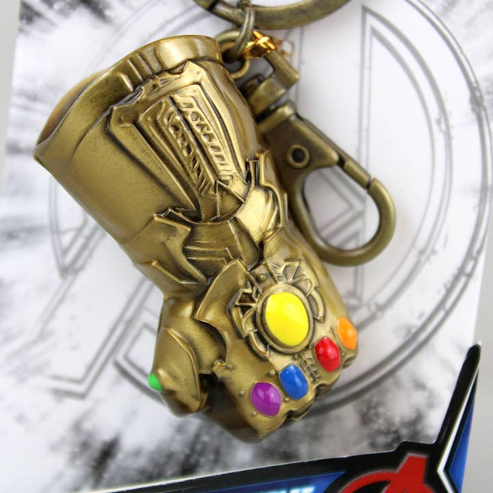 Collector's Outpost – wholesale Keychain – Unisex – Thanos' Infinity Gauntlet (Marvel) 3D Metal Keychain