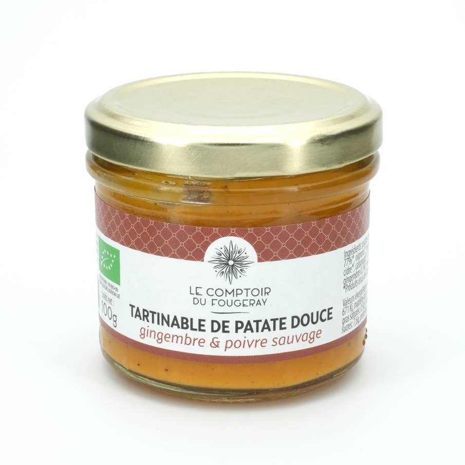 LE MOTTAY GOURMAND - Wholesale Canned Vegetables - Organic sweet potato & ginger spread 100g