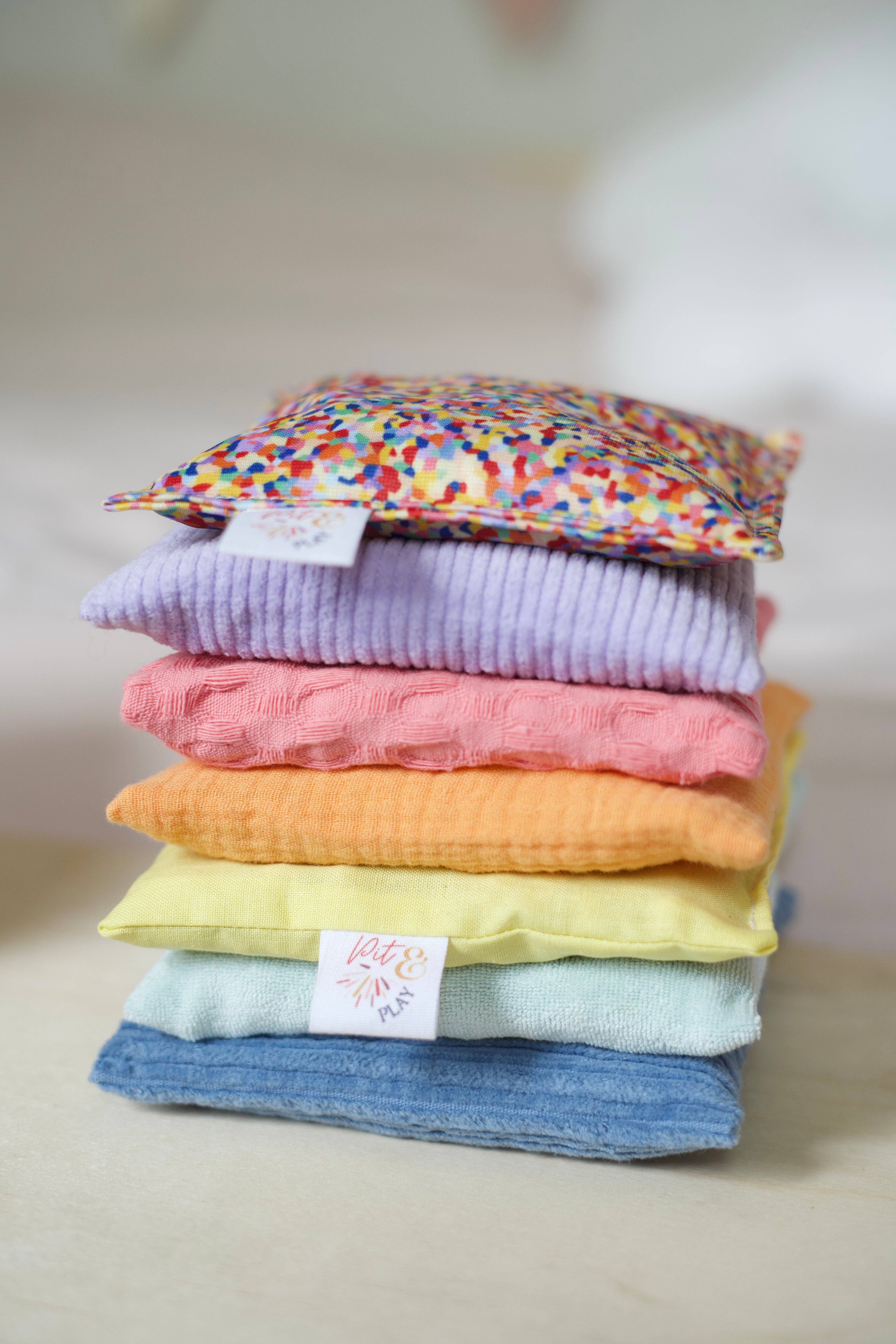 Pit and Play – wholesale Toy set – Kids – Cherry pit pillow, Sensory pit bags, sensory bean bag5