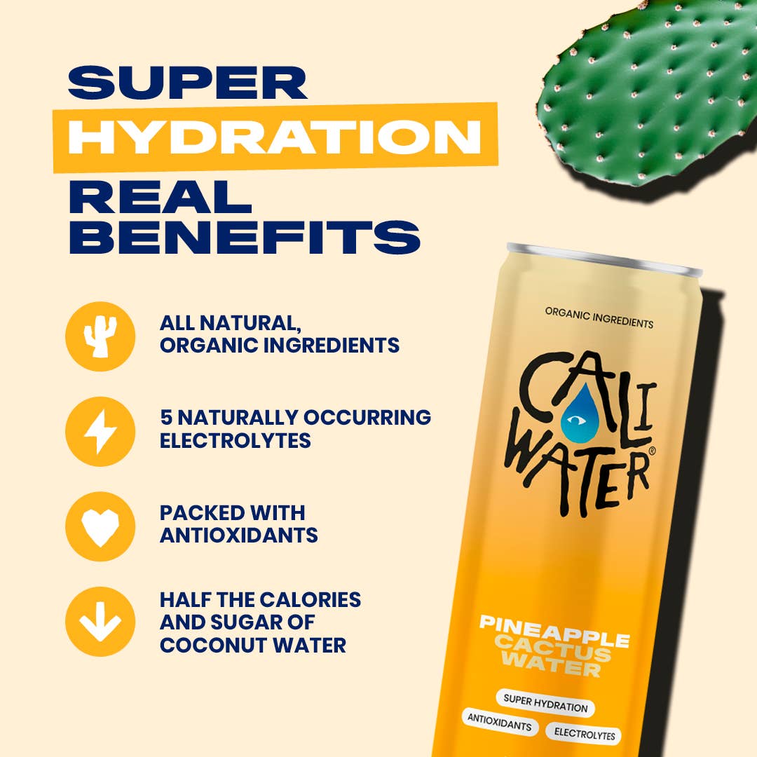 Caliwater - Wholesale Flavored/Infused Water (Non-Carbonated) - Pineapple Cactus Water2