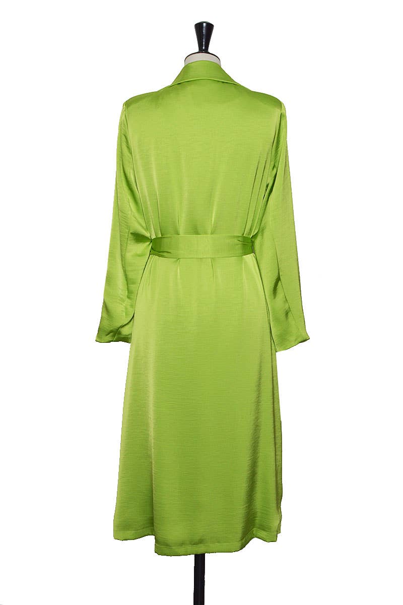 ELLI WHITE - Venta al por mayor Gabardina - Mujer - Gabardina suave de satén con cinturón10