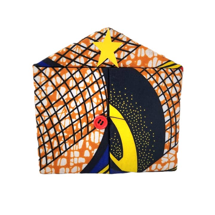 Sedona Spirit - Wholesale Nativity Scene Decor - Kitenge African Fabric Nativity Box - Uganda