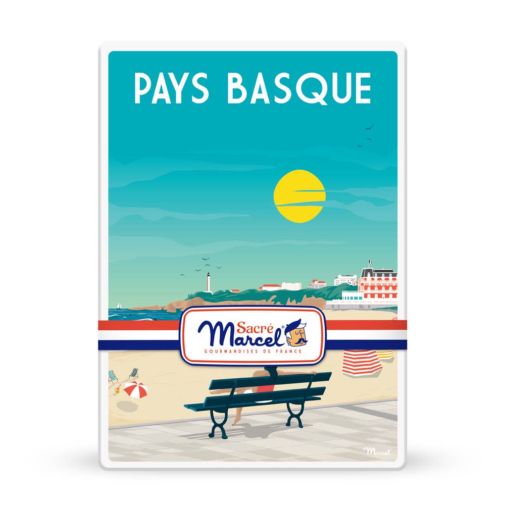 Sacré Marcel - Wholesale Cookie - Metal Box "Basque Country" | Hazelnut Biscuits5