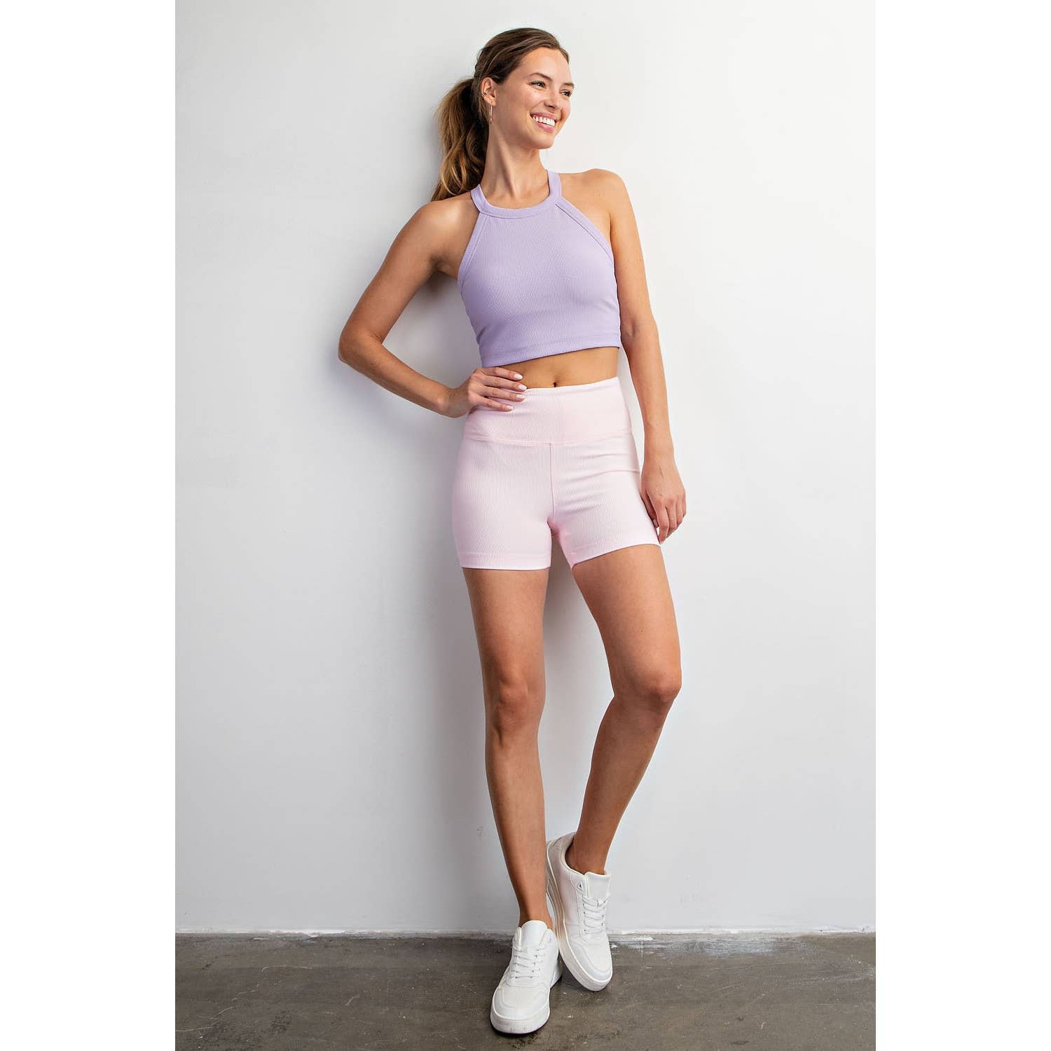 Rae Mode - Wholesale Athletic Shorts - Women's - NYLON RIB BIKER PANT WITH SIDE POCKETS20