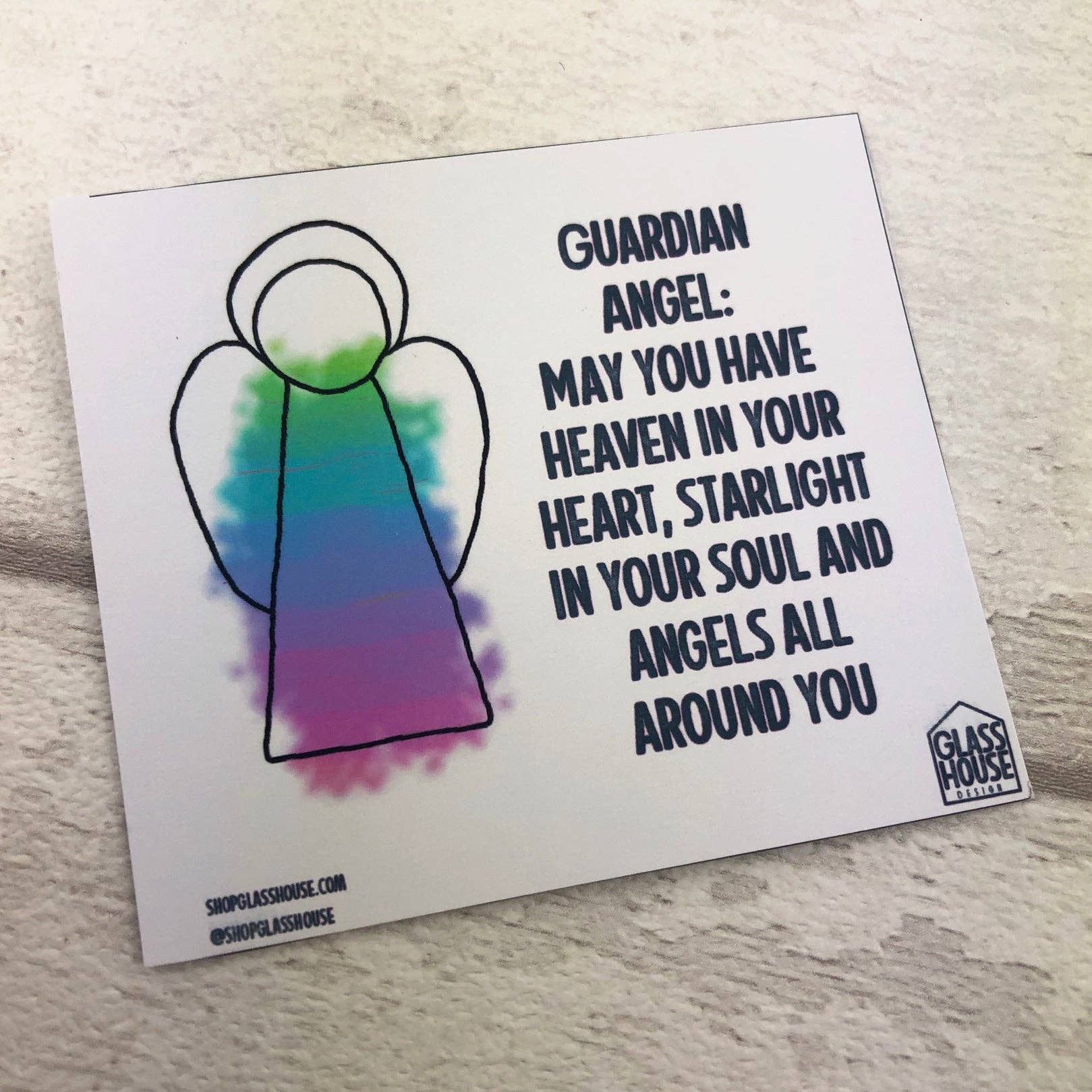 GlassHouse Design – Großhandel Sonnenfänger – Schutzengel — Buntglas-Engel Geschenk5