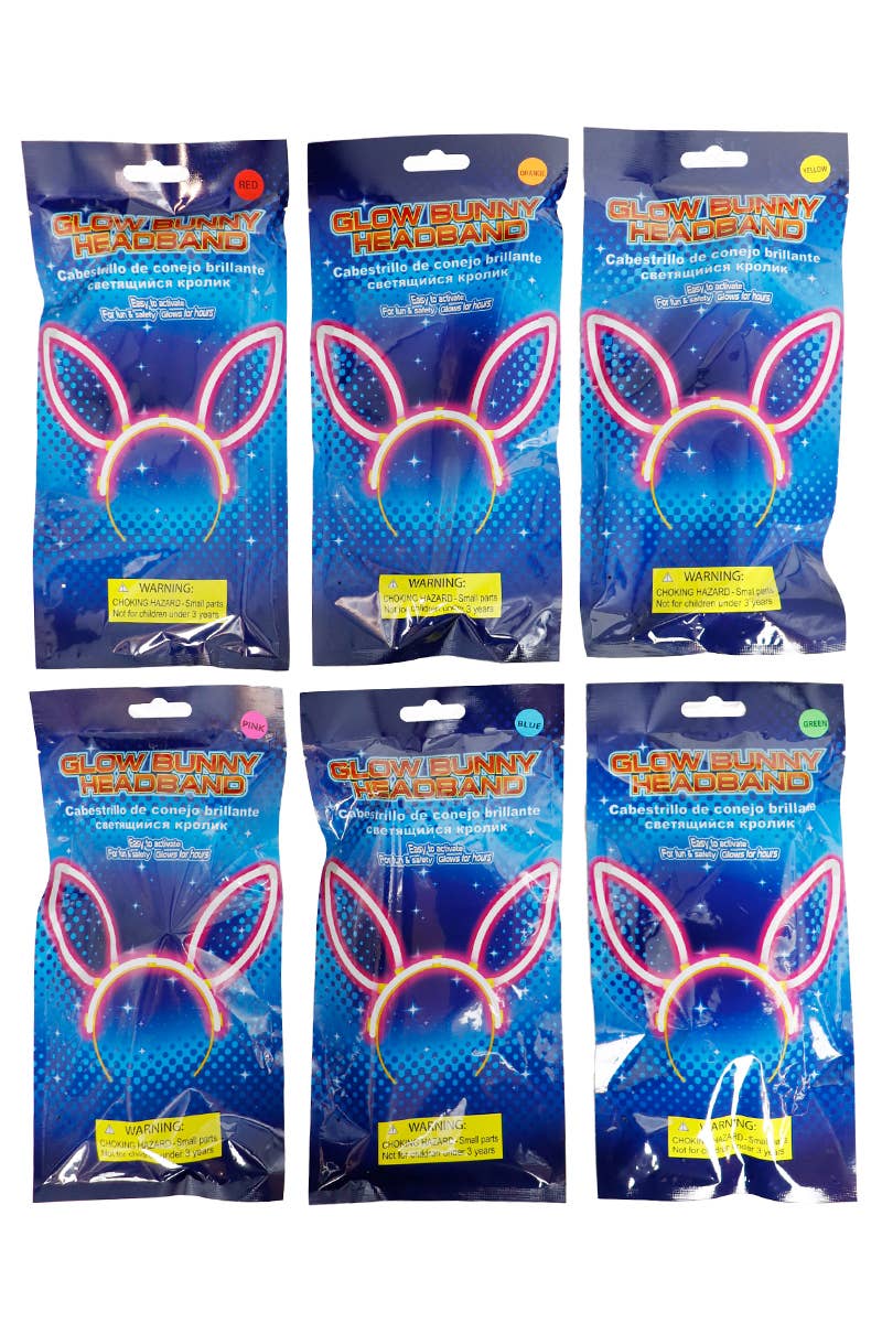 Cap Zone - Wholesale Party Favor - Bunny Glow In Dark Rabbit Ear Party Favor Glasses2