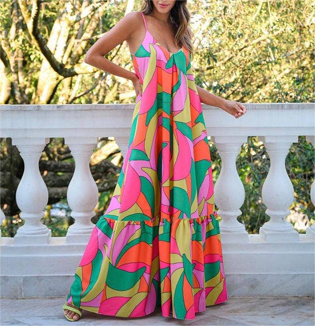 Floral Maxi Dress Wholesale