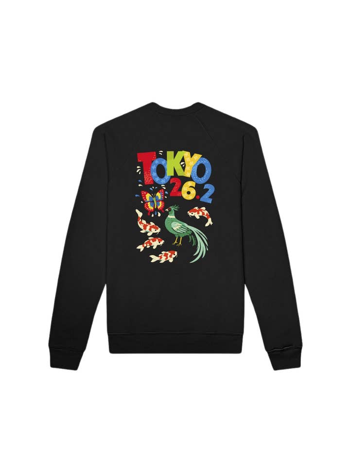 Vintage Black Tokyo 26.2 Sweatshirt for wholesale on Faire