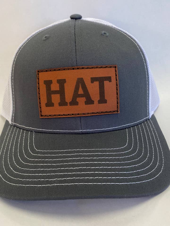 CAPPELLO grigio/bianco per la vendita all'ingrosso da parte di Shirt and HAT Co.