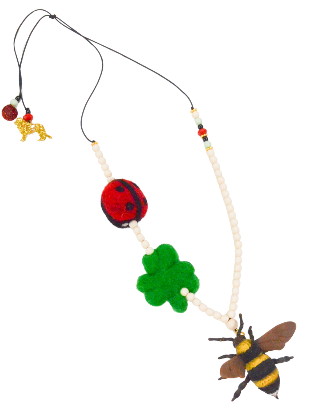 Feestbeest-kids - Wholesale Pendant/Charm Necklace - Feestbeest Bij1
