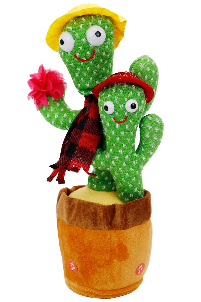 Cap Zone - Vente Peluche – enfant et bébé - Jouet imitant le son Double Fiesta Sombrero Cactus12