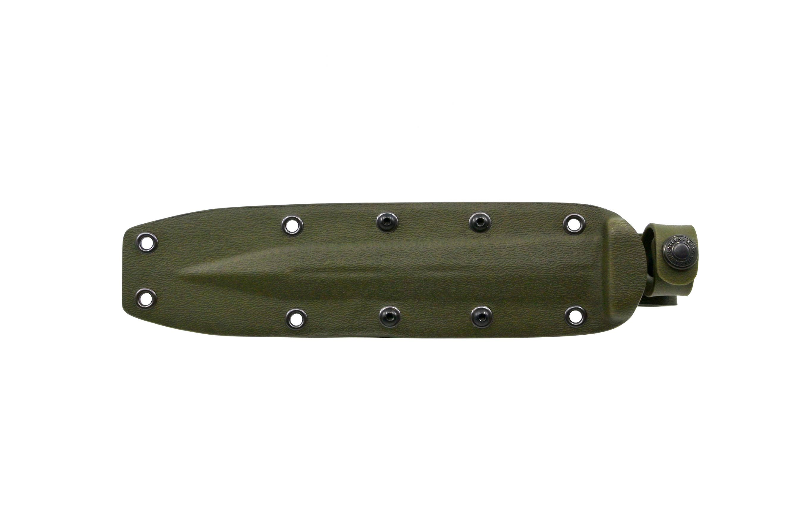 Maserin – wholesale Fickkniv/Hållare – 966 Gladio Alato Kniv med Svart G10-handtag och Grön Kydex-släde6