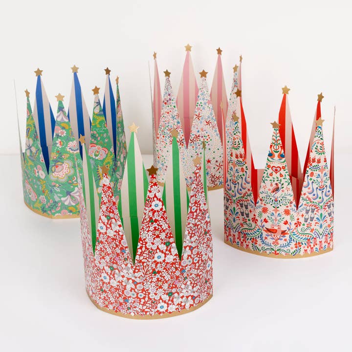 Meri Meri x Liberty Festive Party Crowns for wholesale by Meri Meri