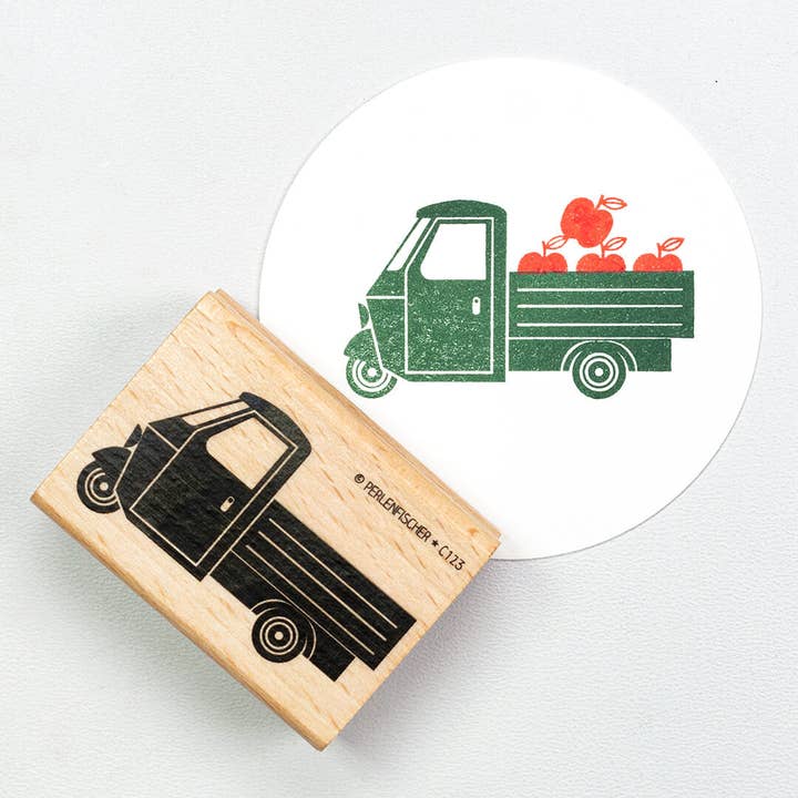 5x Tampon | Voiture à trois roues pour la vente par Perlenfischer