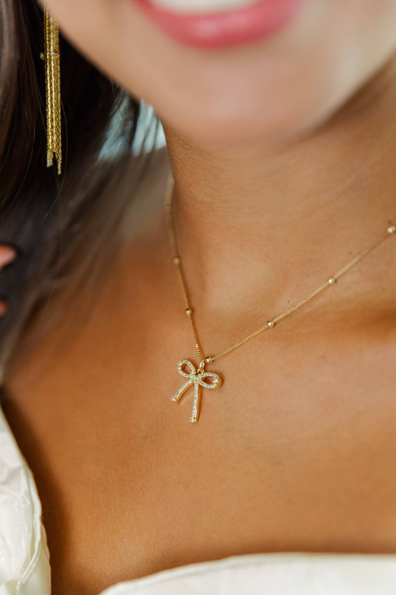 Taylor Shaye Designs - Wholesale Pendant/Charm Necklace - Isabella Bow Necklace