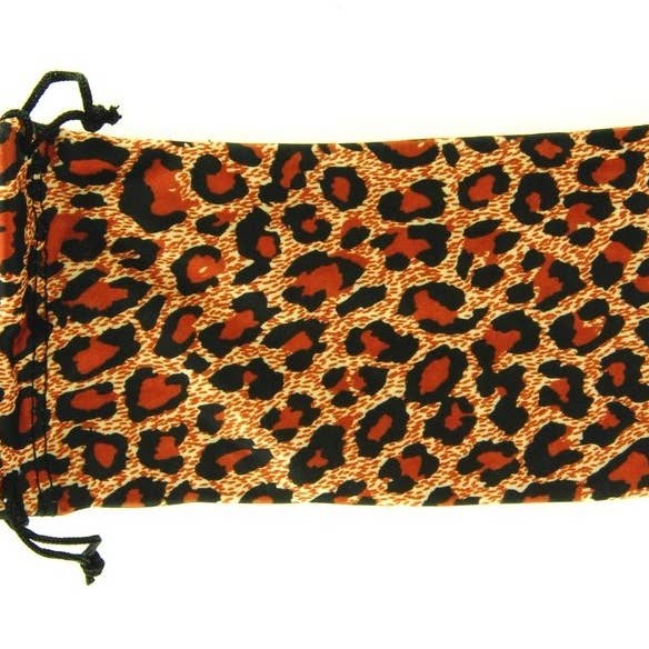 A.J. Morgan - Wholesale Eyewear cases & holders – Unisex - EYEWEAR CASE - CHEETAH PATTERN MICROFIBER SOFT CASE 0