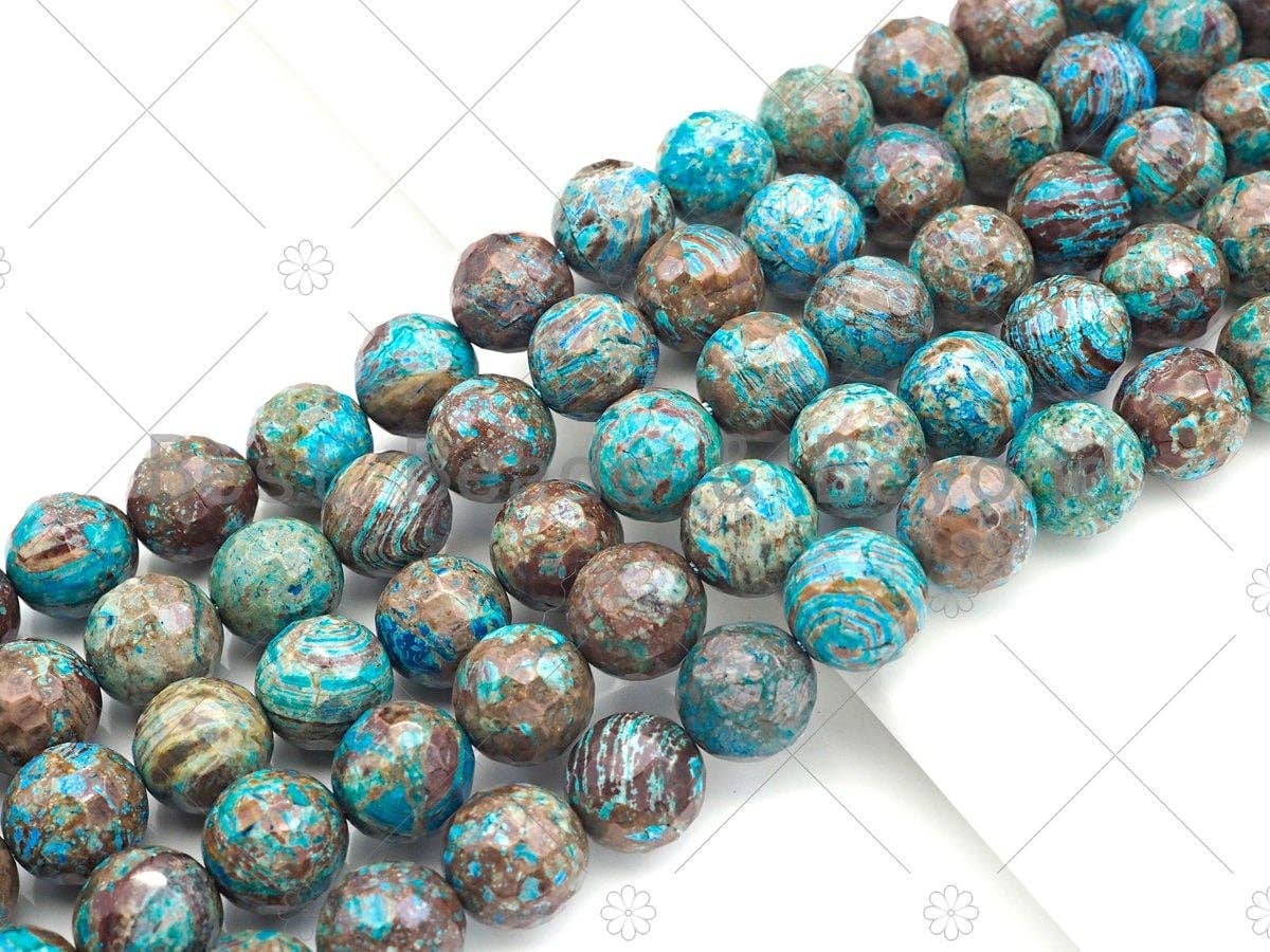 Leopard Skin Jasper Gemstone Round Beads 15.5'' 2mm 3mm 4mm 6mm 8mm 10mm 12mm 