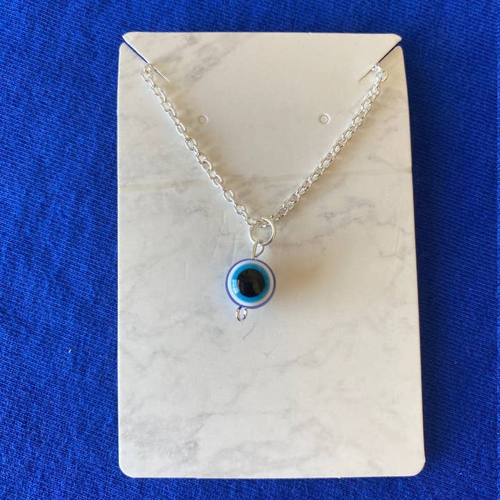 Collana in argento Evil Eye per la vendita all'ingrosso da parte di Mystical Rings