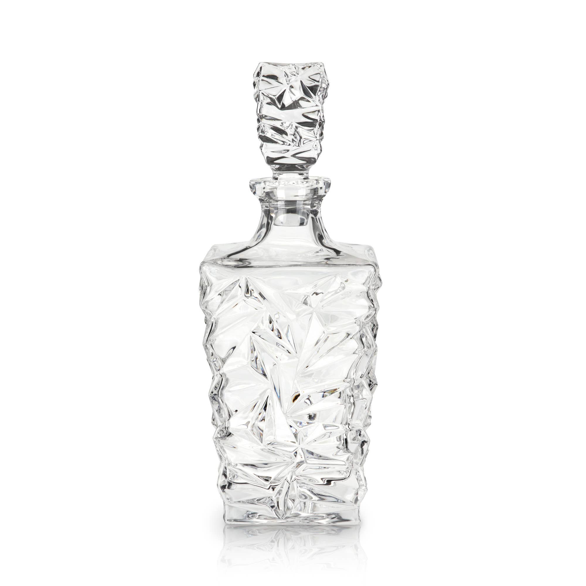 Viski - Wholesale Decanter - Prism Crystal Whiskey Decanter2