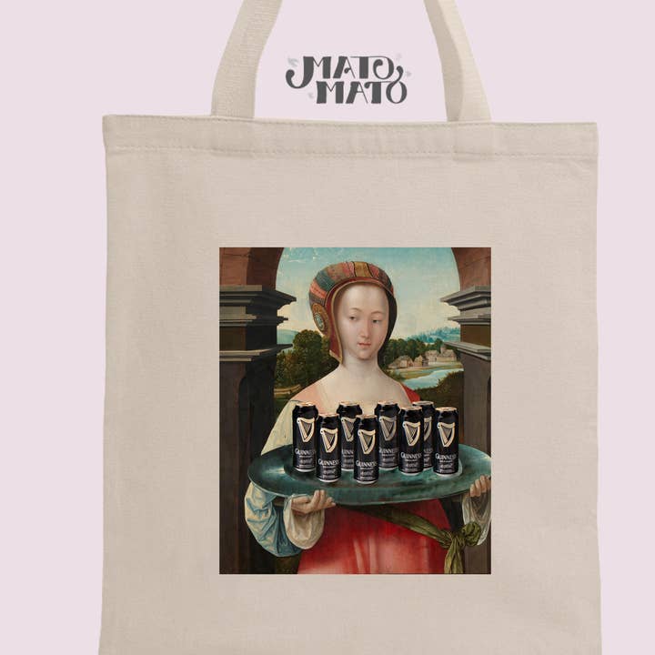 Bolsa de mano Guinness Art, bolsa de regalo, bolsa de compras para venta al por mayor de MatoMato Totes and Tees