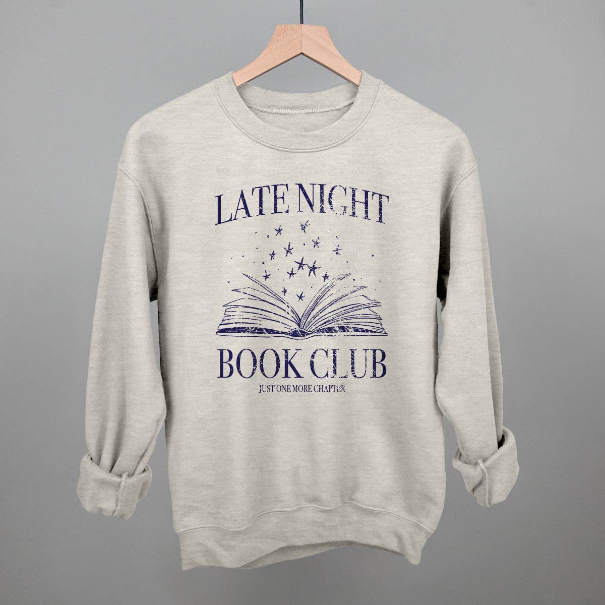Ivy + Cloth - Wholesale Graphic Sweatshirt - Women's - Late Night Book Club10