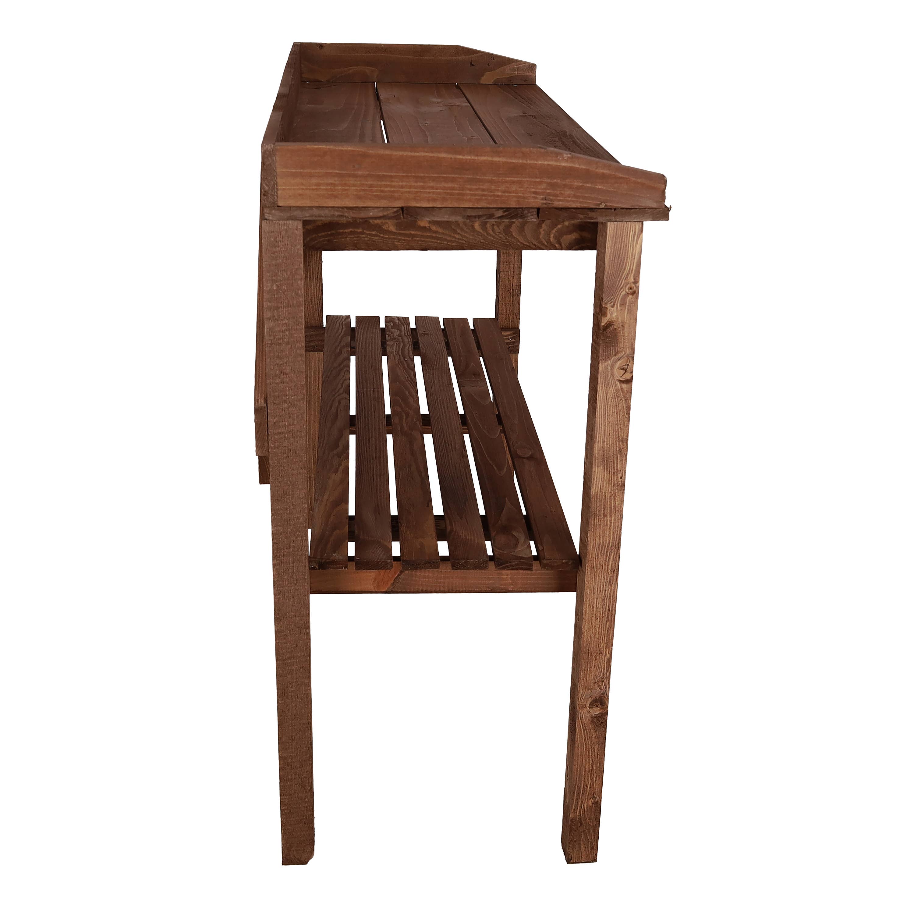 Esschert Design USA - Wholesale Plant Pot Stand - Potting Table, Wood, Brown1