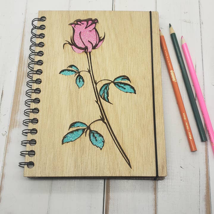 Single Rose Mini Sketchbook for wholesale by Genesis 3D
