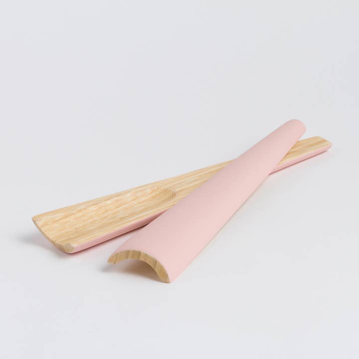 Bibol - Wholesale Serving Utensil - TIA Bamboo Serving Set - Matte Colors4