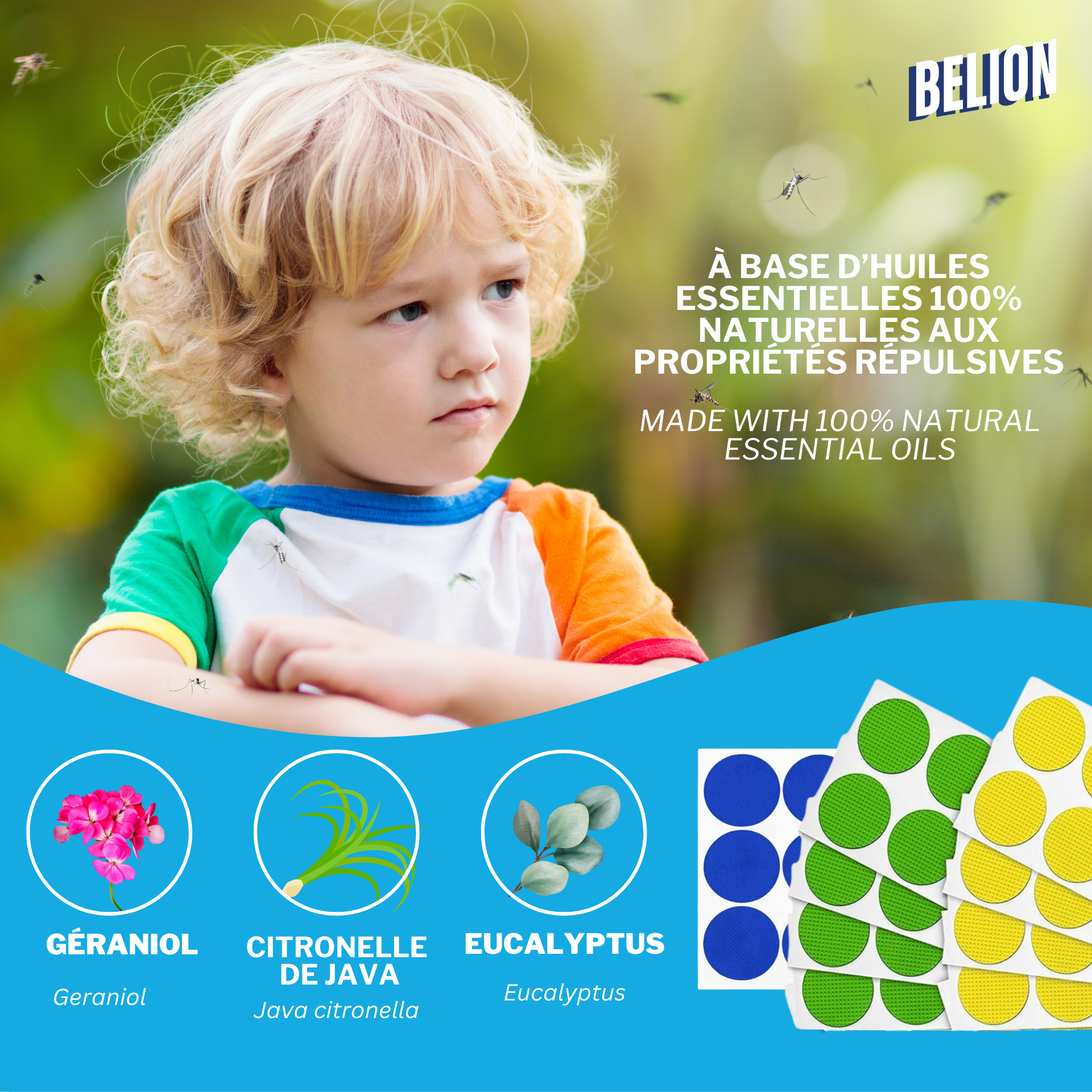 LITTLE RITUEL SAS - Wholesale Insect Repellent - 100% Natural Mosquito Repellent Patch - 90 Units4