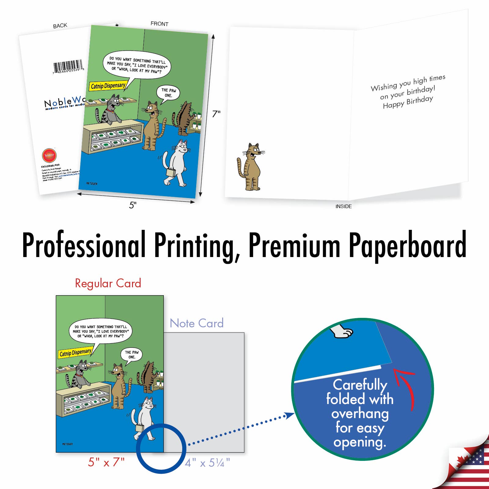 NobleWorks - Wholesale Birthday Card - Birthday Card - Catnip Dispensary3