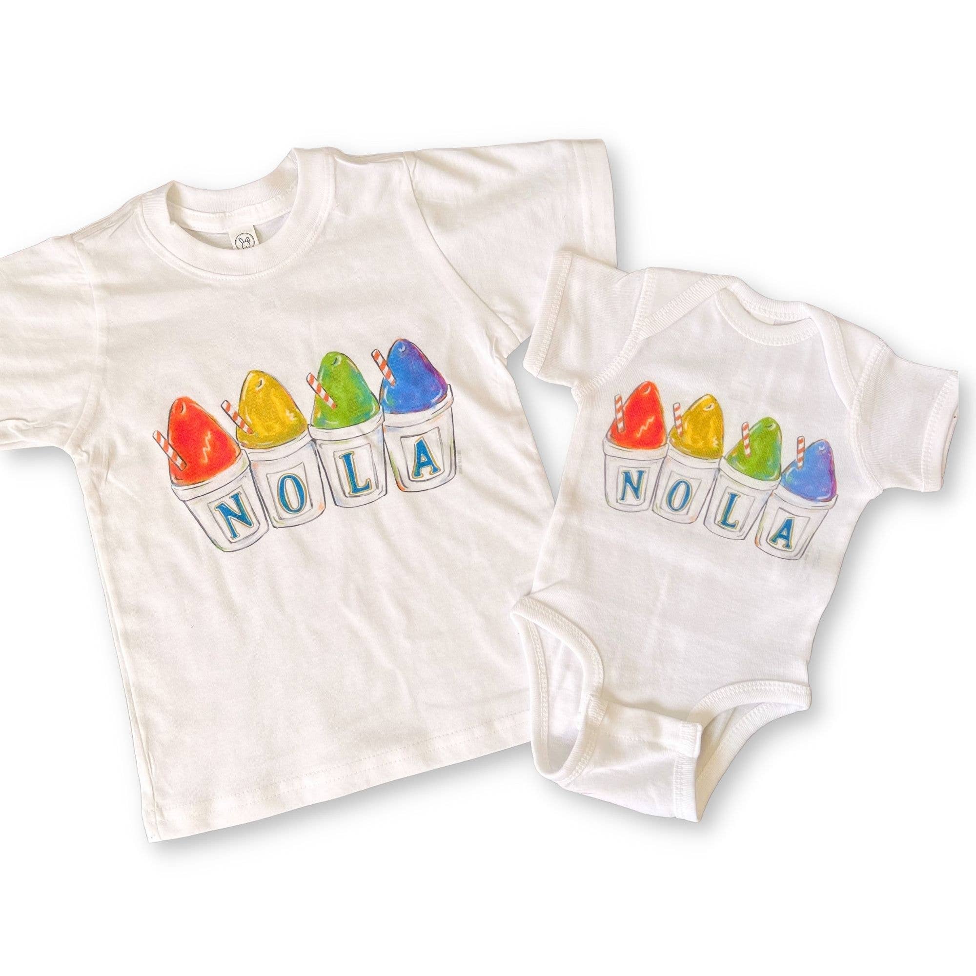 Home Malone - Wholesale Screen Printed T-Shirt - Kids - NOLA Sno-Ball Toddler Tee New Orleans Summer Kids Attire1