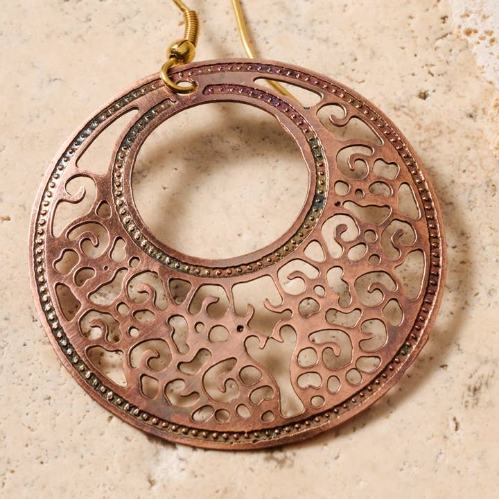 Ten Thousand Villages - Wholesale Dangle Earrings - Kopara Filigree Earrings