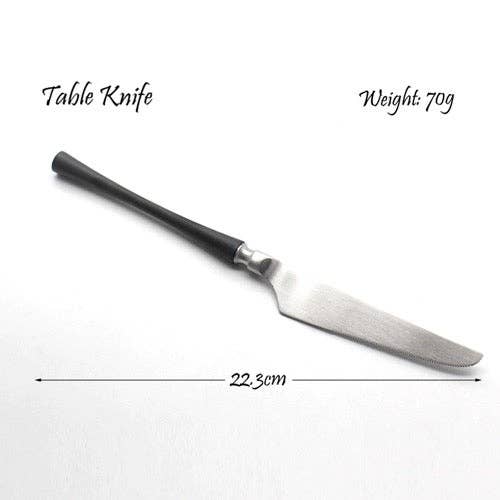 Gohobi （We cover U.S. import duties） – Conjunto de talheres variados por atacado – Gohobi Japanese Vintage Aço Inoxidável Lavado em Pedra Preto Ha5