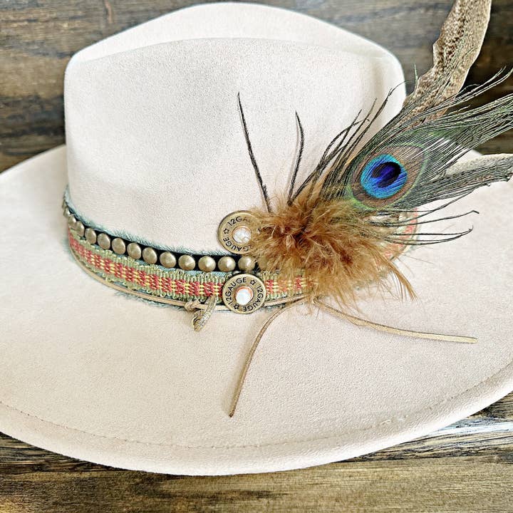 Verstellbarer Hut aus Veloursleder, 12 GAUGE für den Großhandel von Sweet Grace