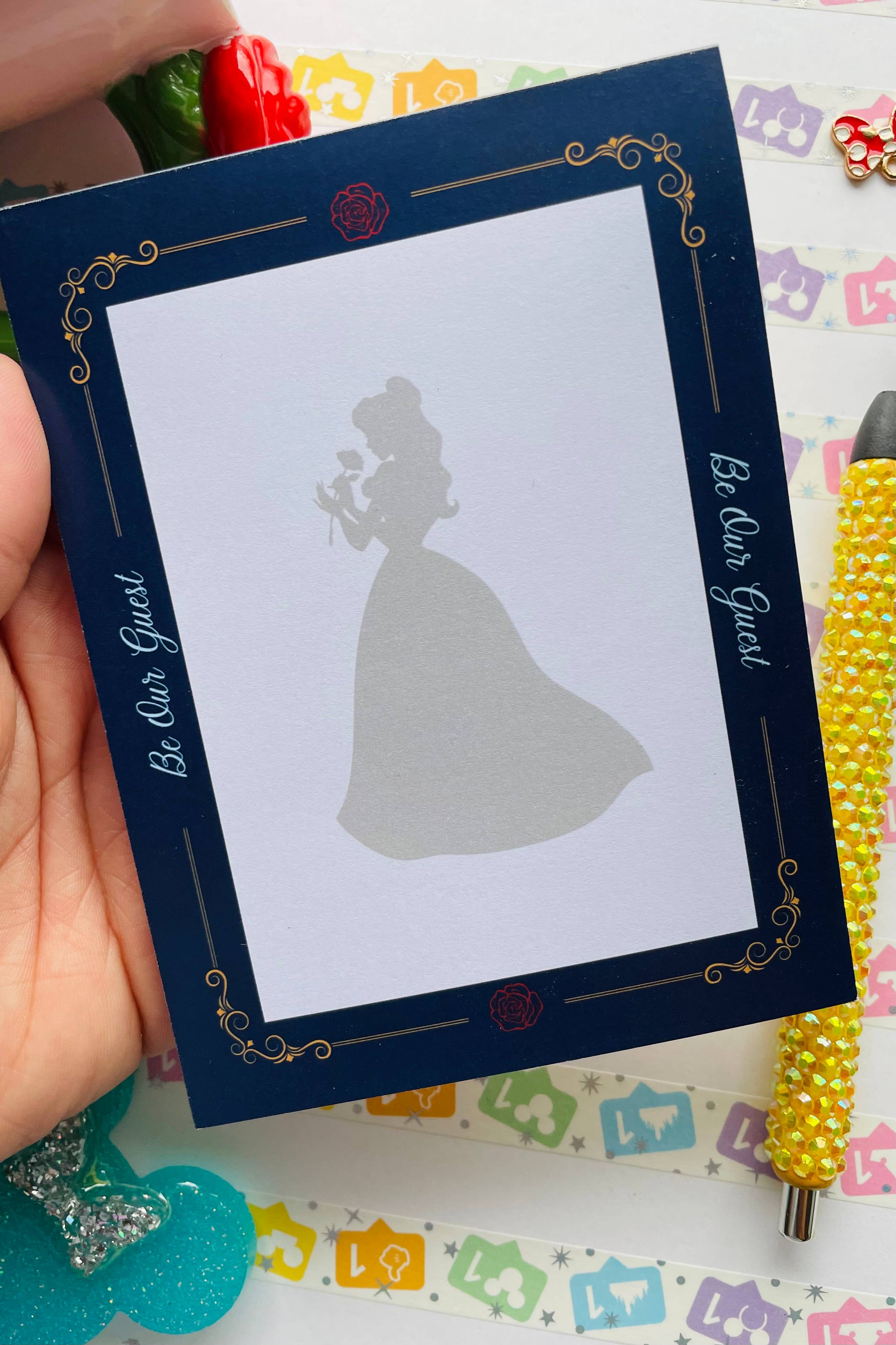 Light Bright Creations - Wholesale Notepad - Cute Belle A6  Magical lined notepad1