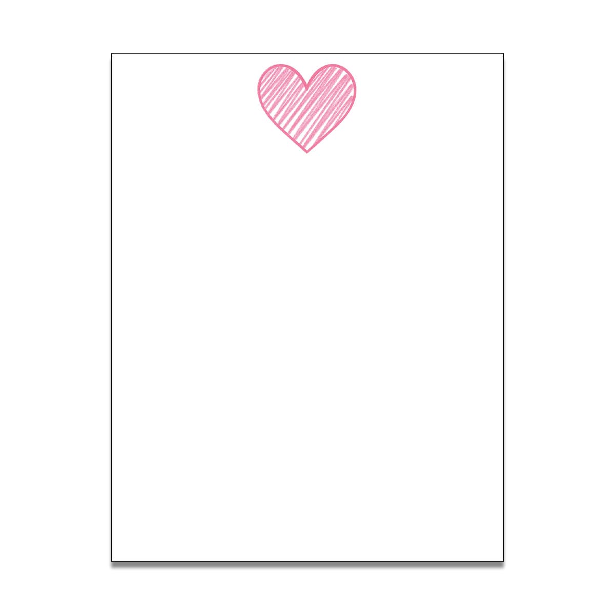 Lilypad Design Co. - Wholesale Notepad - Heart Notepad1