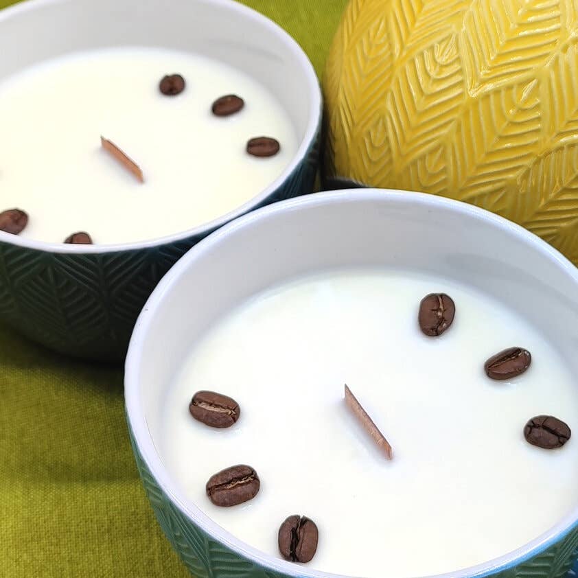 cereria pinsart – Großhandel Kerze im Glas / gefüllte Kerze – Duftkerze in Tassenform mit Cappuccino-Duft4