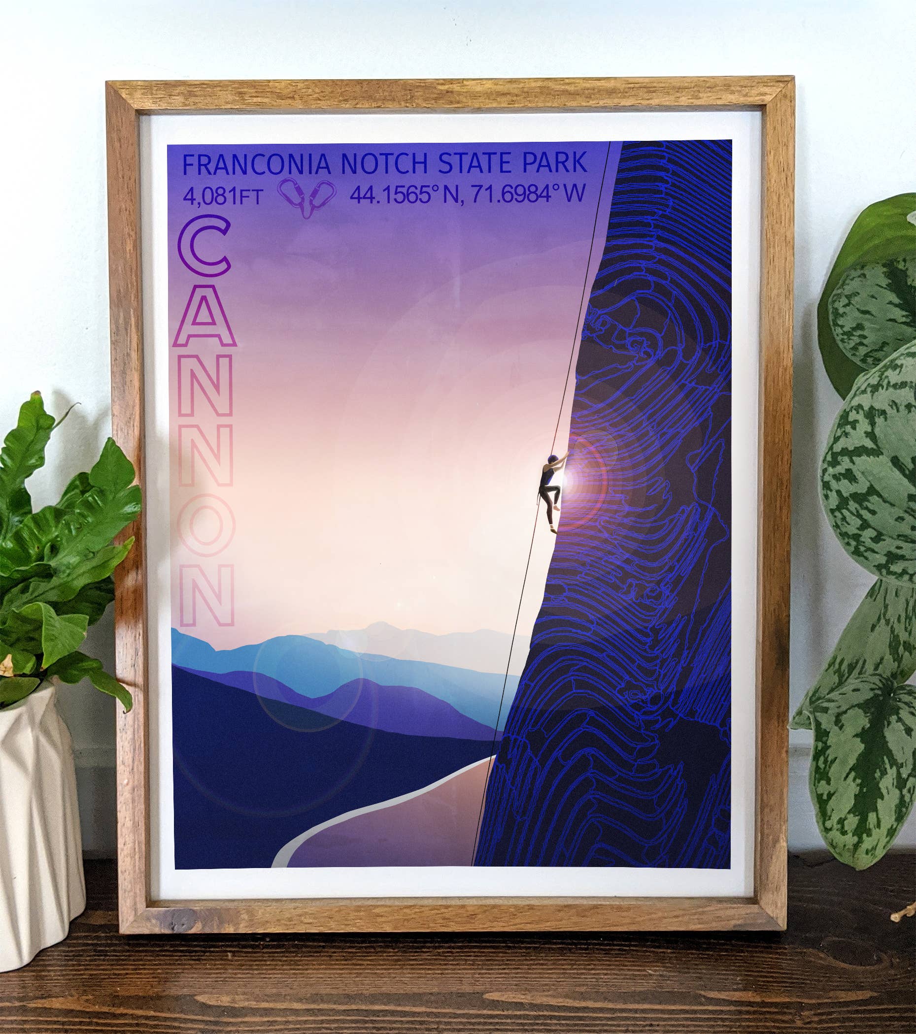 Kat Maus Haus Illustration - Wholesale Art Print - Cannon Mountain Print1