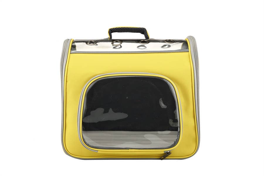 Yellow Convenient and  portable Elegant Trendy Pet Carrier for wholesale on Faire1
