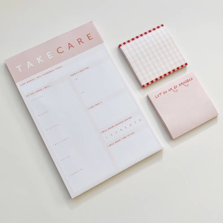 coux coux creative - Wholesale Sticky Notes - Dash Gingham Post-It Notes2